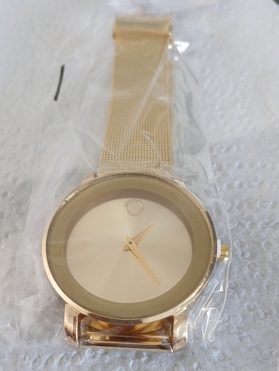 Accessories - Gold Women's Minimalist Mesh Strap Watch